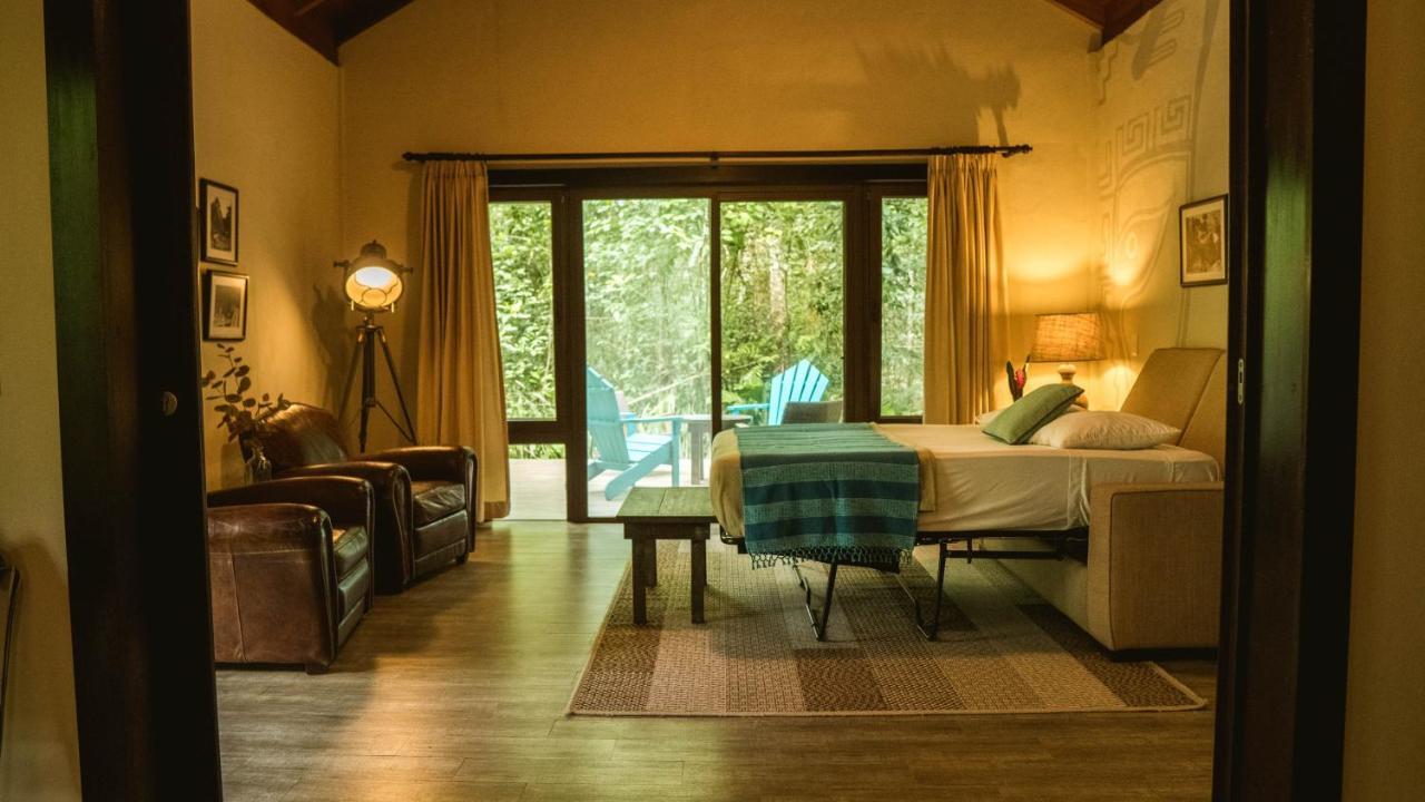 Hotel Jungle Lodge تيكال المظهر الخارجي الصورة